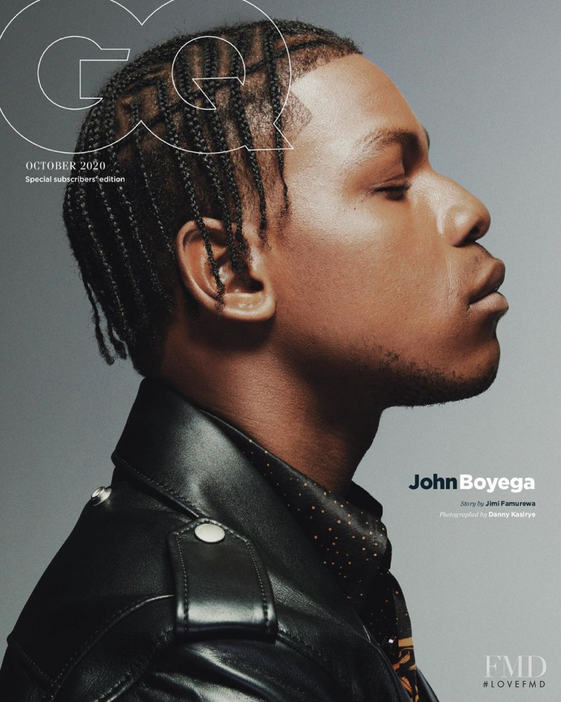 John Boyega  featured on the GQ UK cover from October 2020