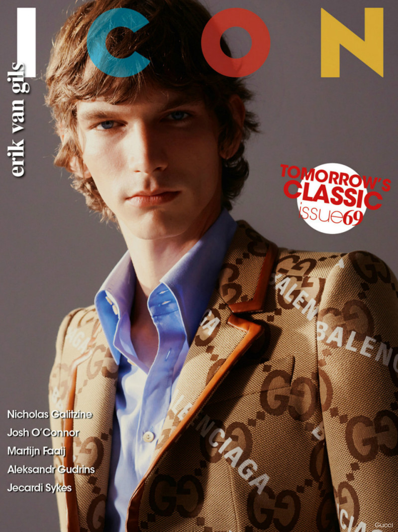 Erik van Gils featured on the Icon Italy cover from October 2021