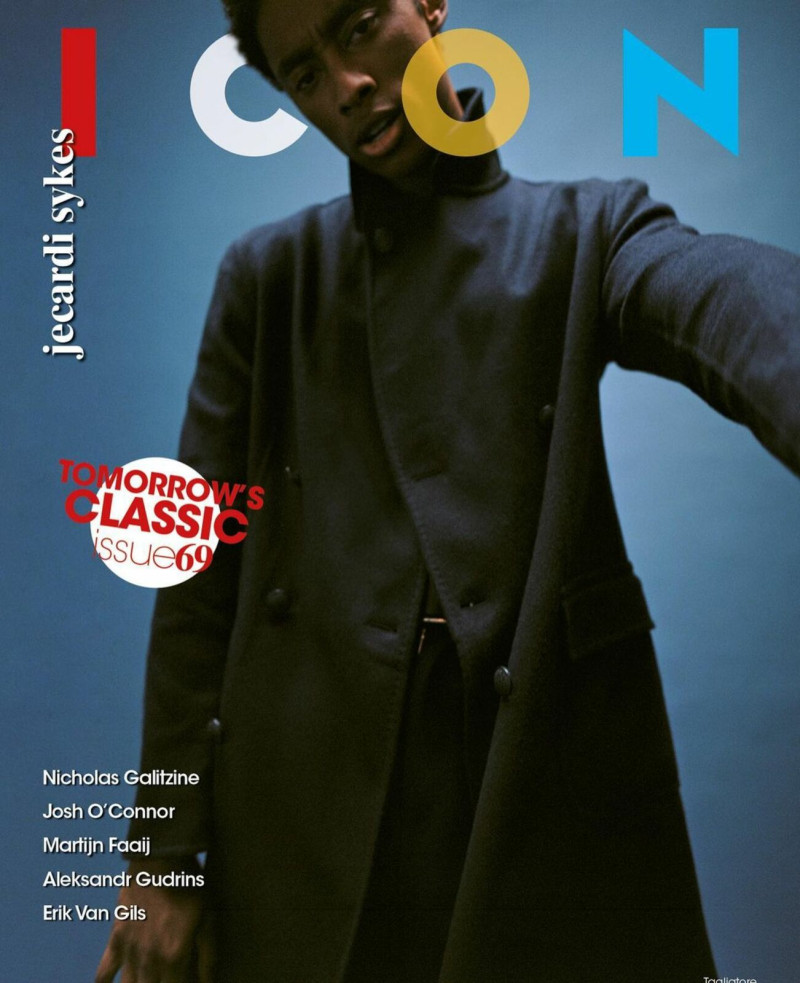 Jecardi Sykes featured on the Icon Italy cover from October 2021