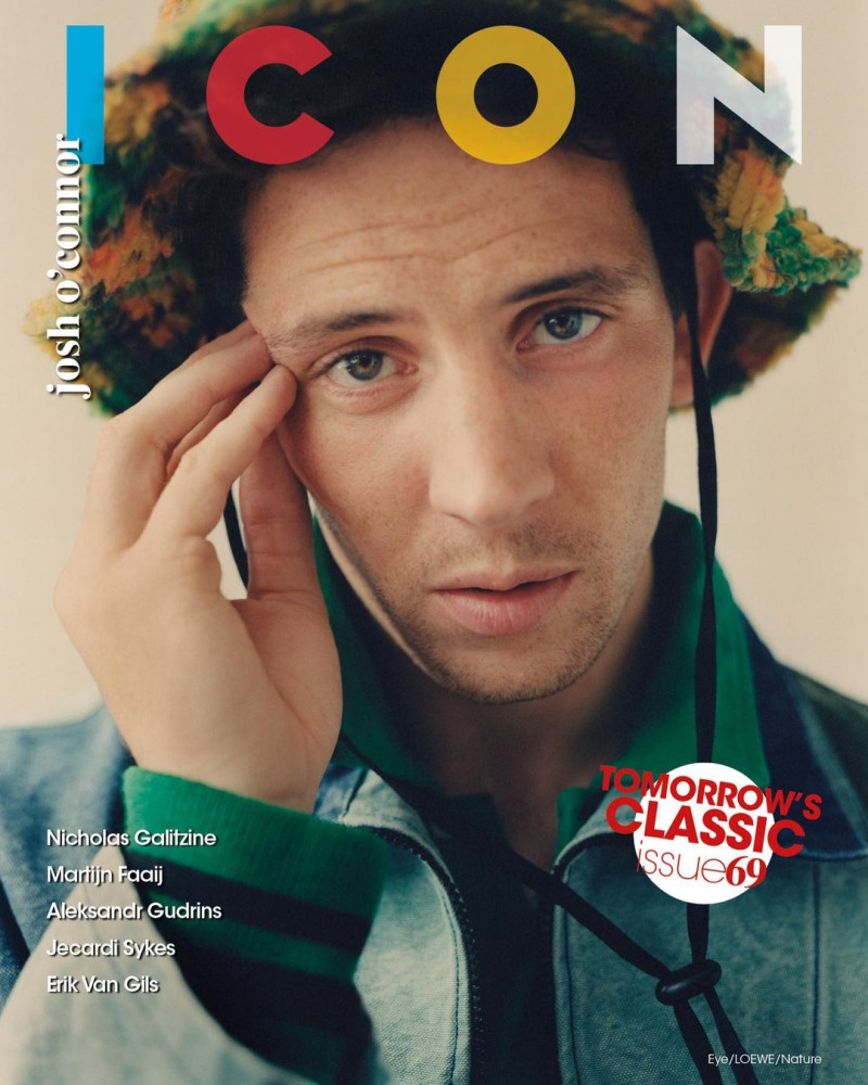 Josh O\'Connor featured on the Icon Italy cover from October 2021