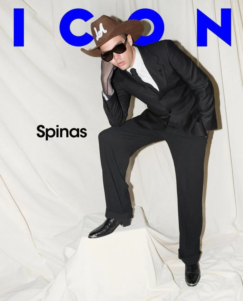 Federico Spinas featured on the Icon Italy cover from December 2023