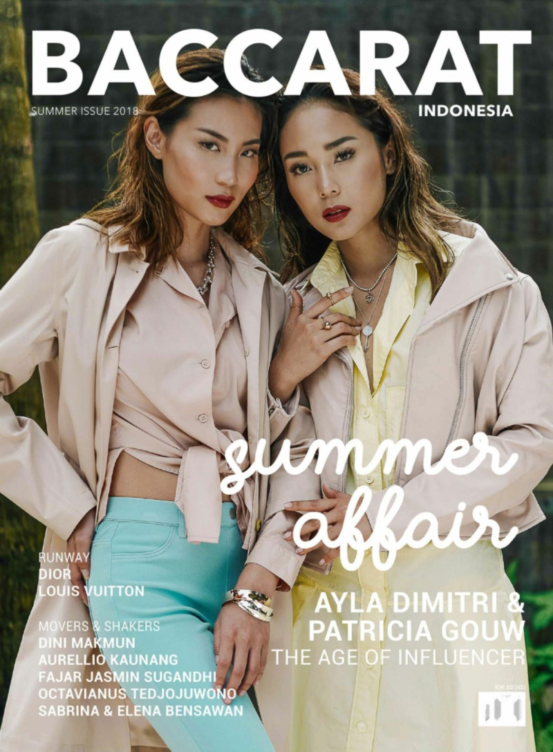 Ayla Dimitri, Patricia Gouw featured on the Baccarat Indonesia cover from June 2018