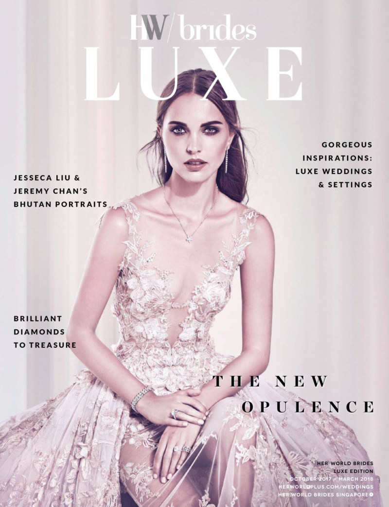  featured on the Her World Brides Luxe cover from October 2017