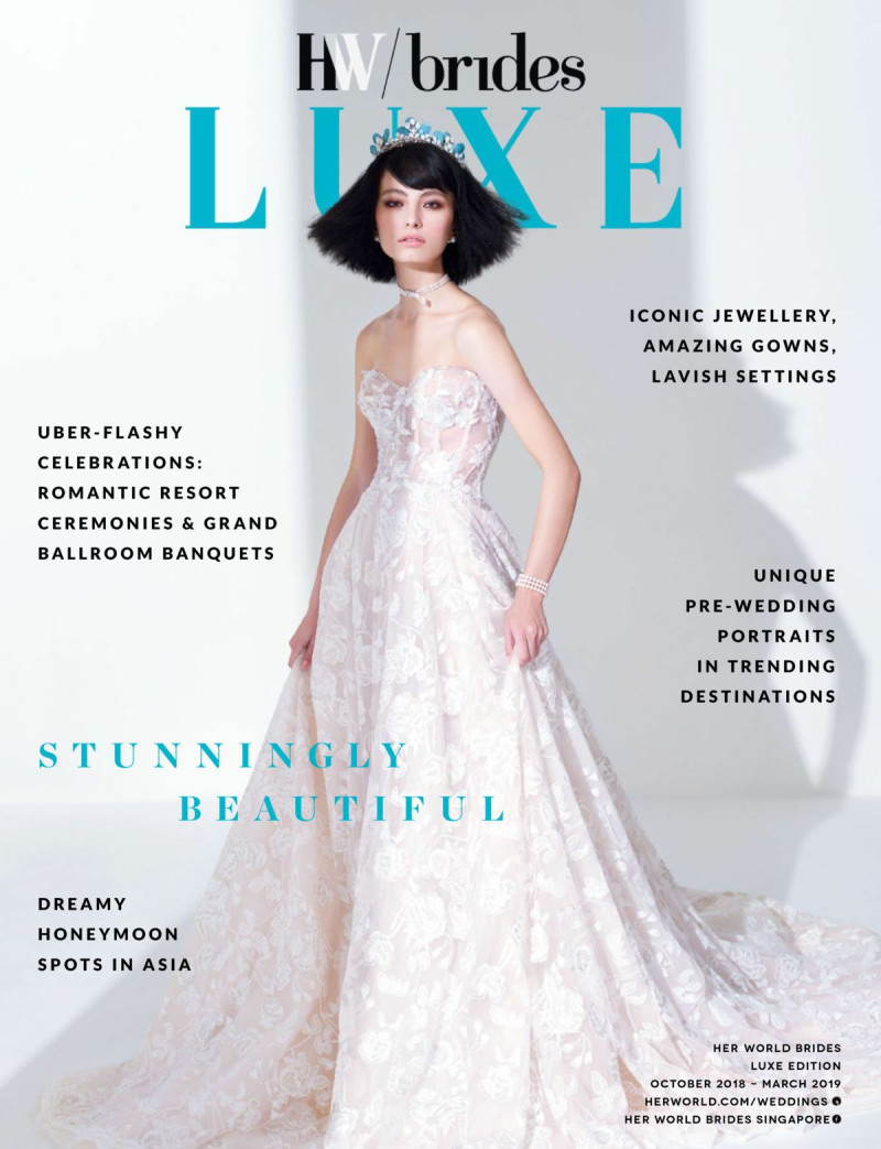  featured on the Her World Brides Luxe cover from October 2018