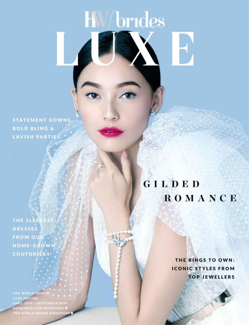  featured on the Her World Brides Luxe cover from April 2019