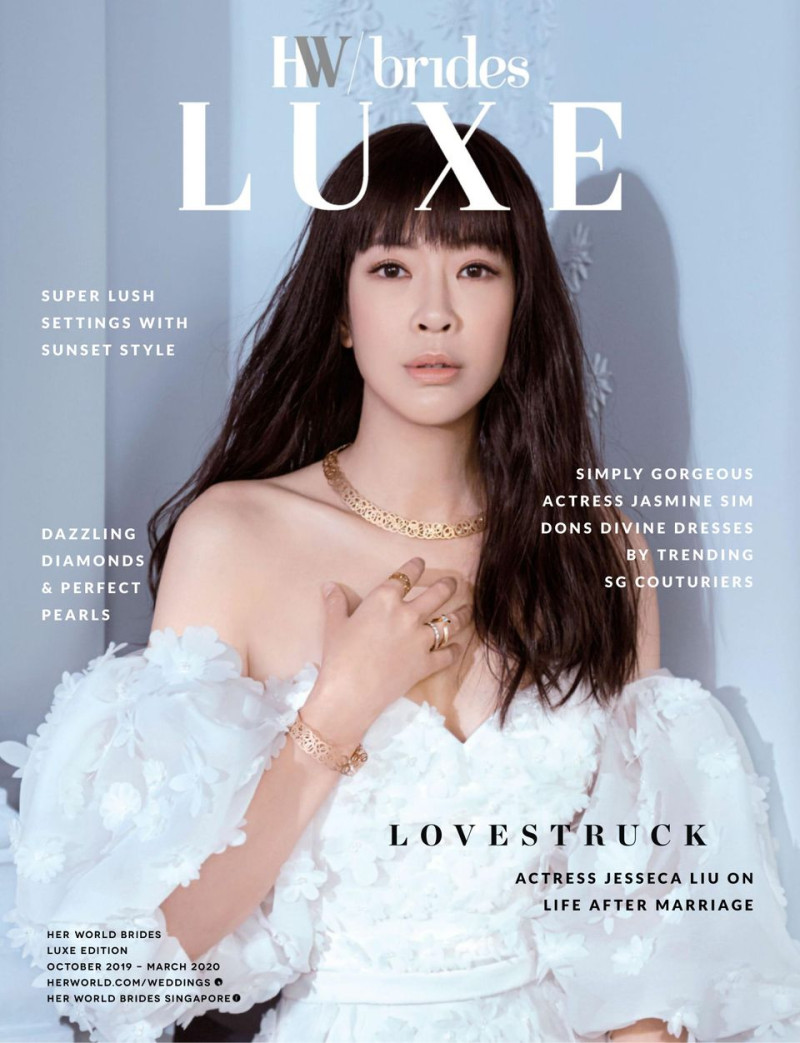  featured on the Her World Brides Luxe cover from October 2019