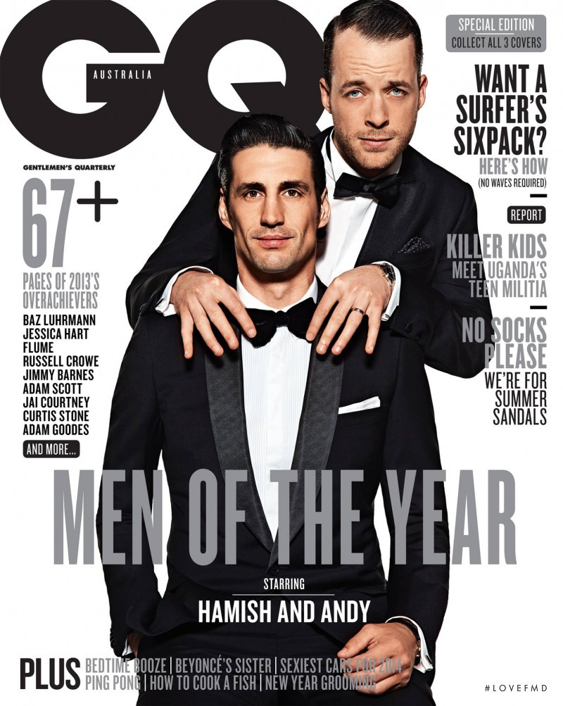  featured on the GQ Australia cover from December 2013