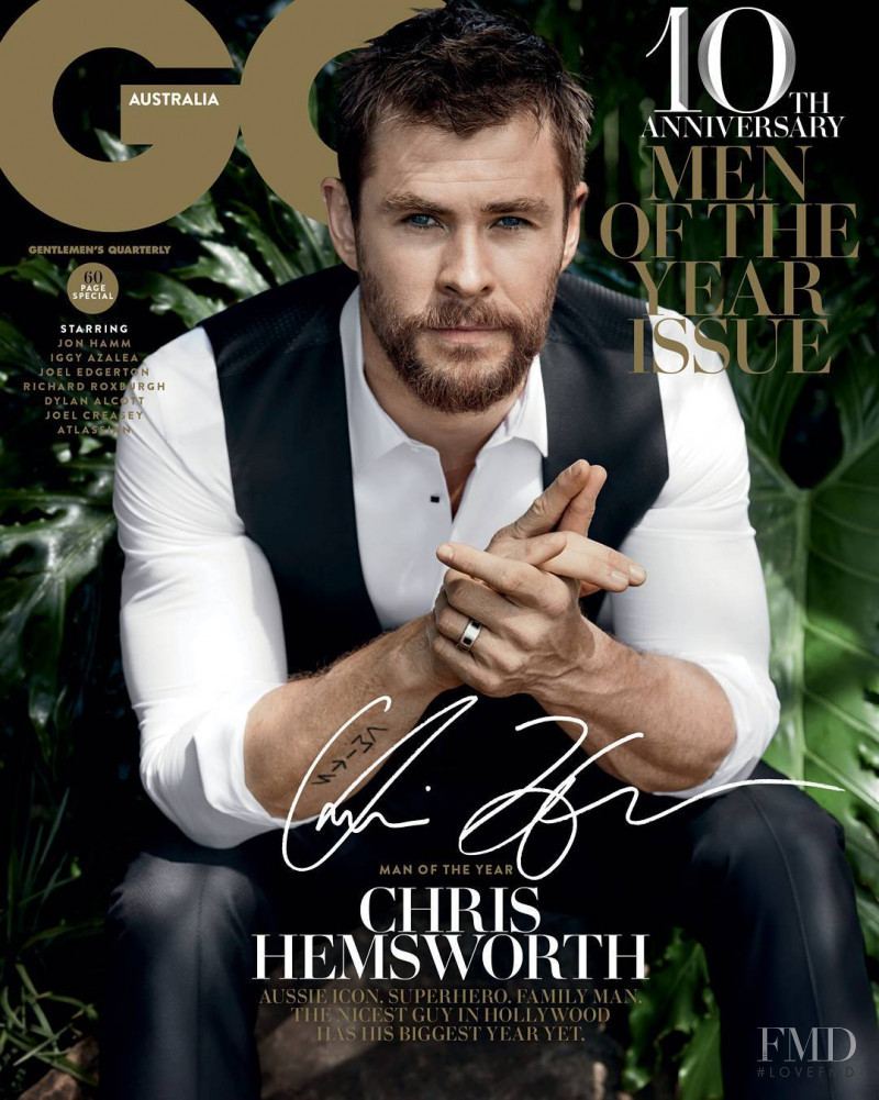  featured on the GQ Australia cover from December 2016