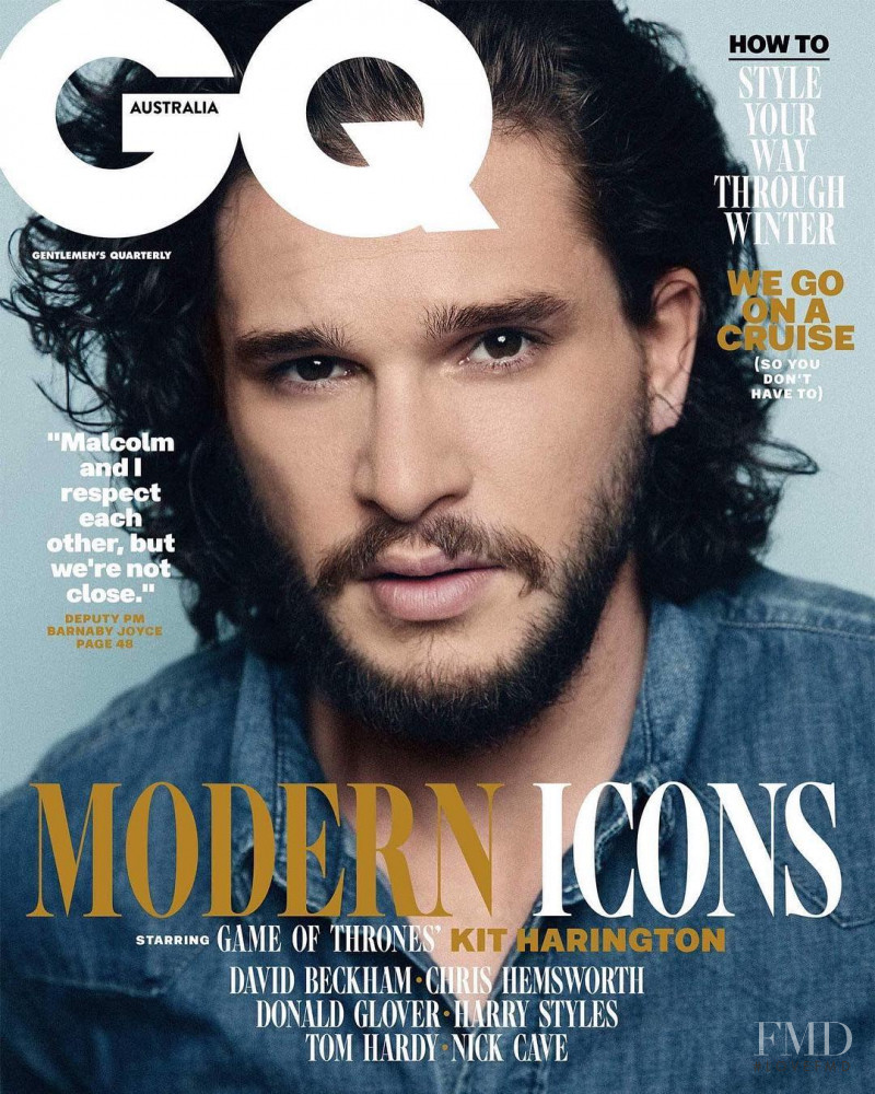  featured on the GQ Australia cover from August 2017