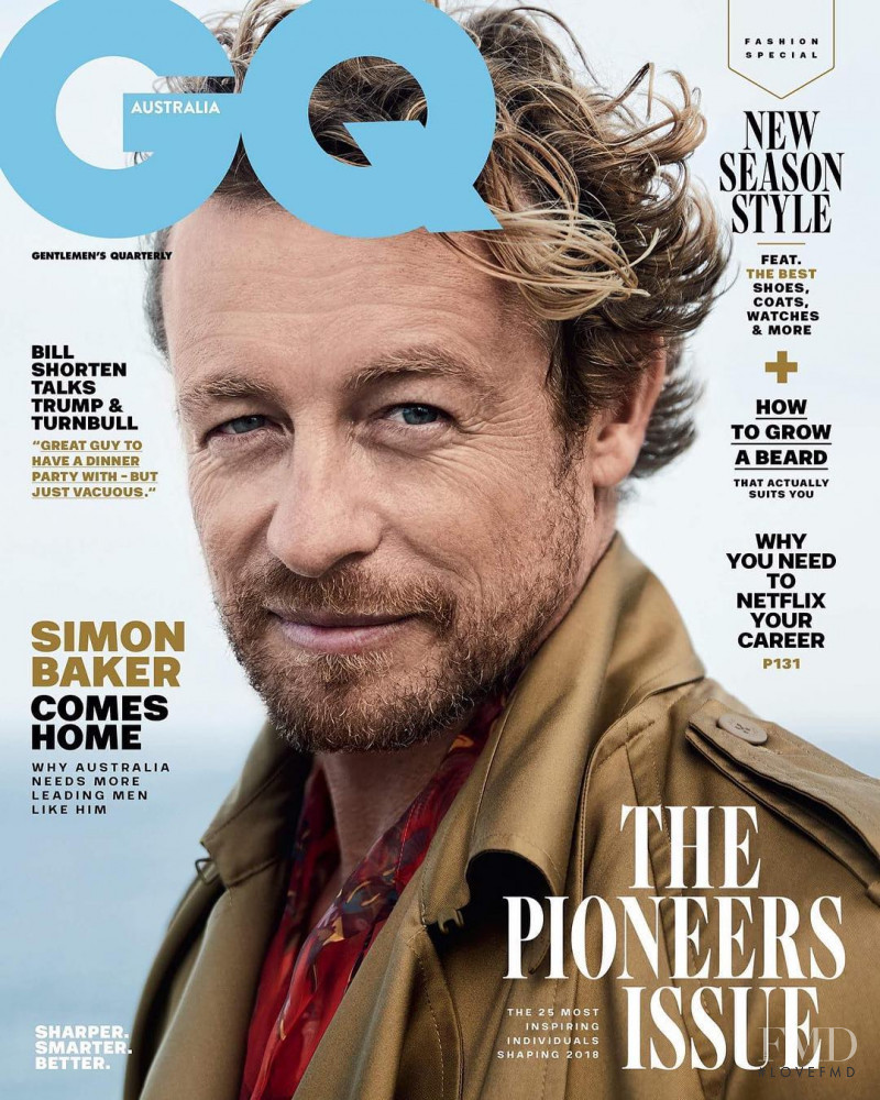  featured on the GQ Australia cover from March 2018