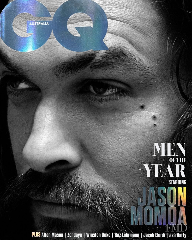 Jason Momoa featured on the GQ Australia cover from December 2019