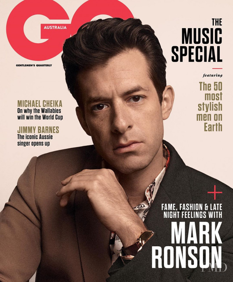 Mark Ronson featured on the GQ Australia cover from September 2019