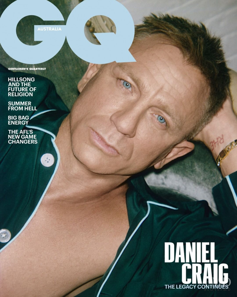 Daniel Craig  featured on the GQ Australia cover from March 2020