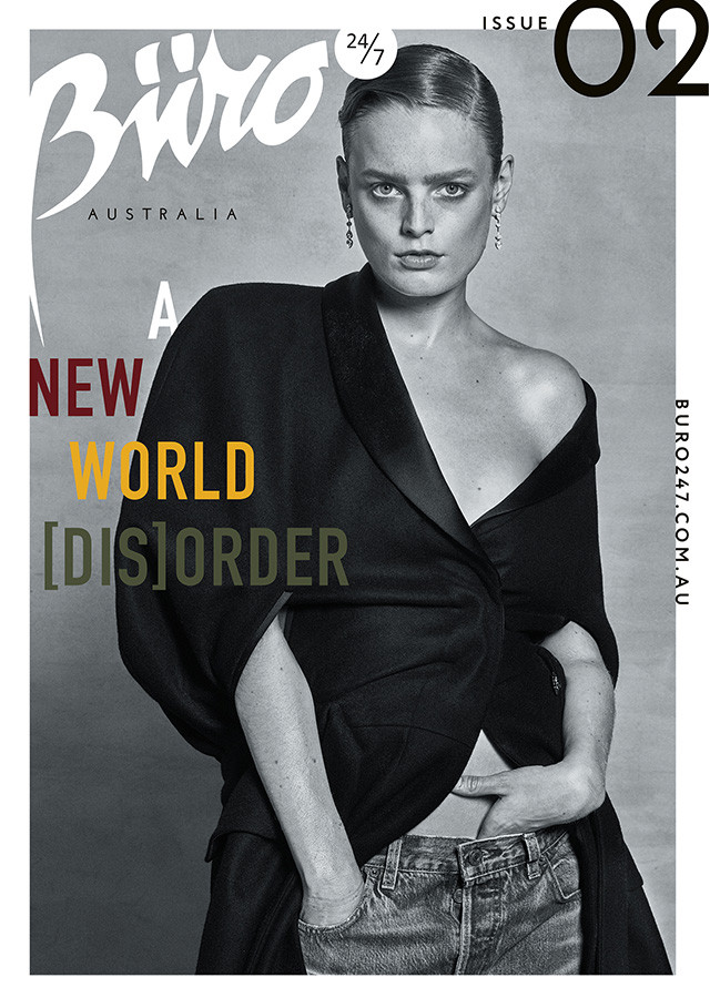 Hanne Gaby Odiele featured on the Buro 24/7 Australia cover from June 2017