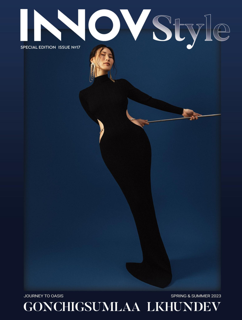 Gegee Gonchigsumlaa Lkhundev featured on the INNOV Style cover from March 2023