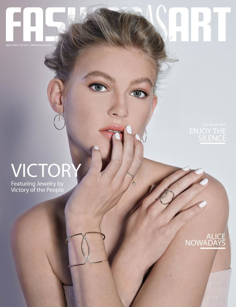 Claire Metcalfe featured on the Fashion As Art cover from April 2022