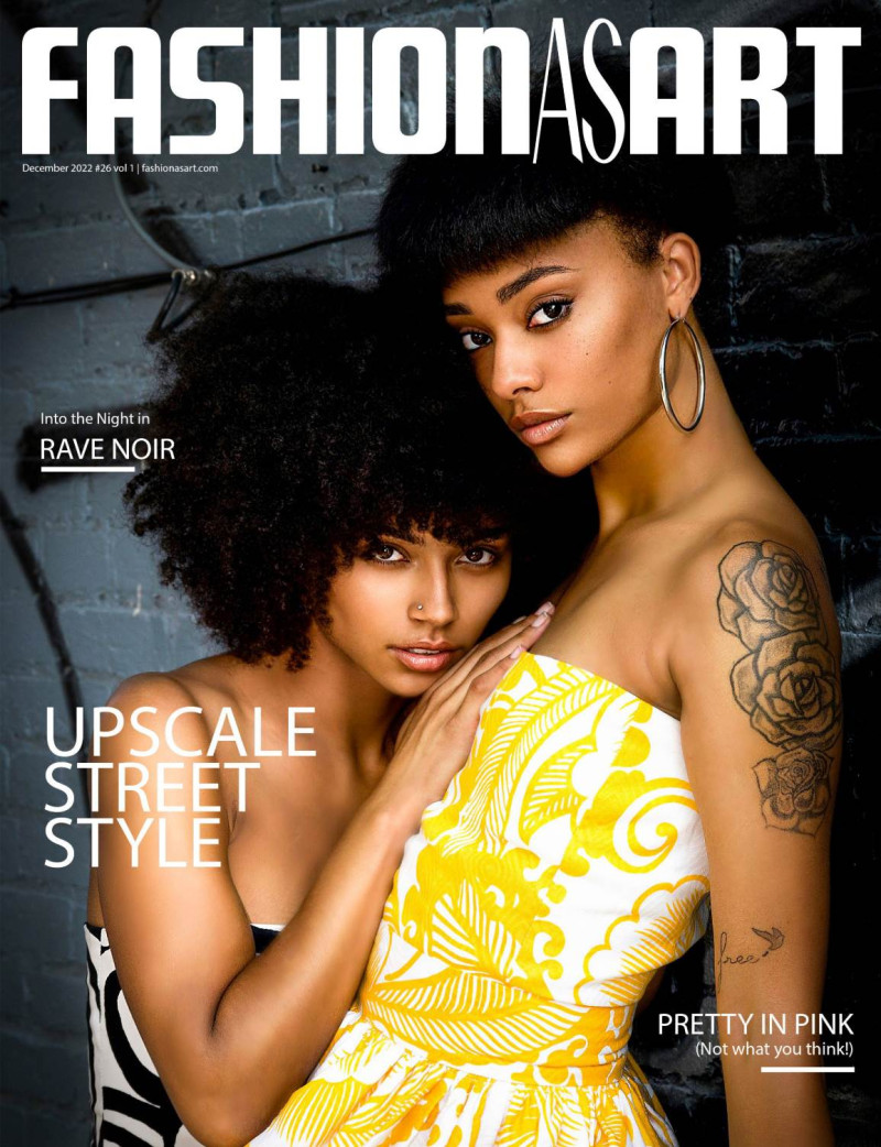 Katt Priscilla, Jewel Hunter featured on the Fashion As Art cover from December 2022