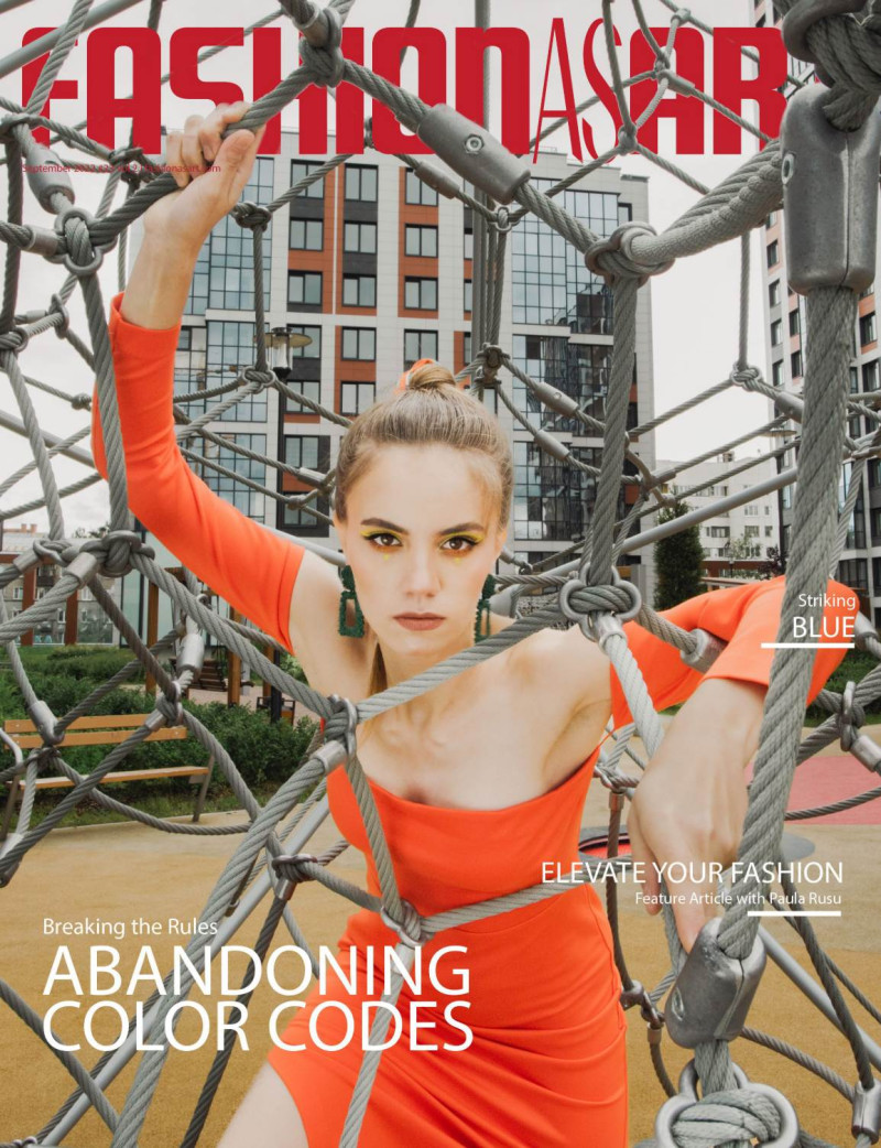  featured on the Fashion As Art cover from September 2022