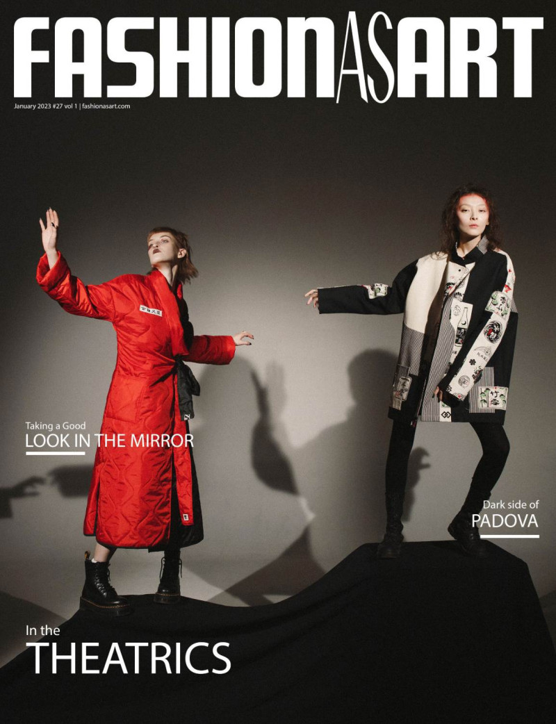  featured on the Fashion As Art cover from January 2023