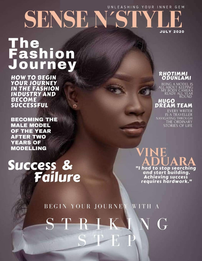  featured on the Sense N\' Style cover from July 2020