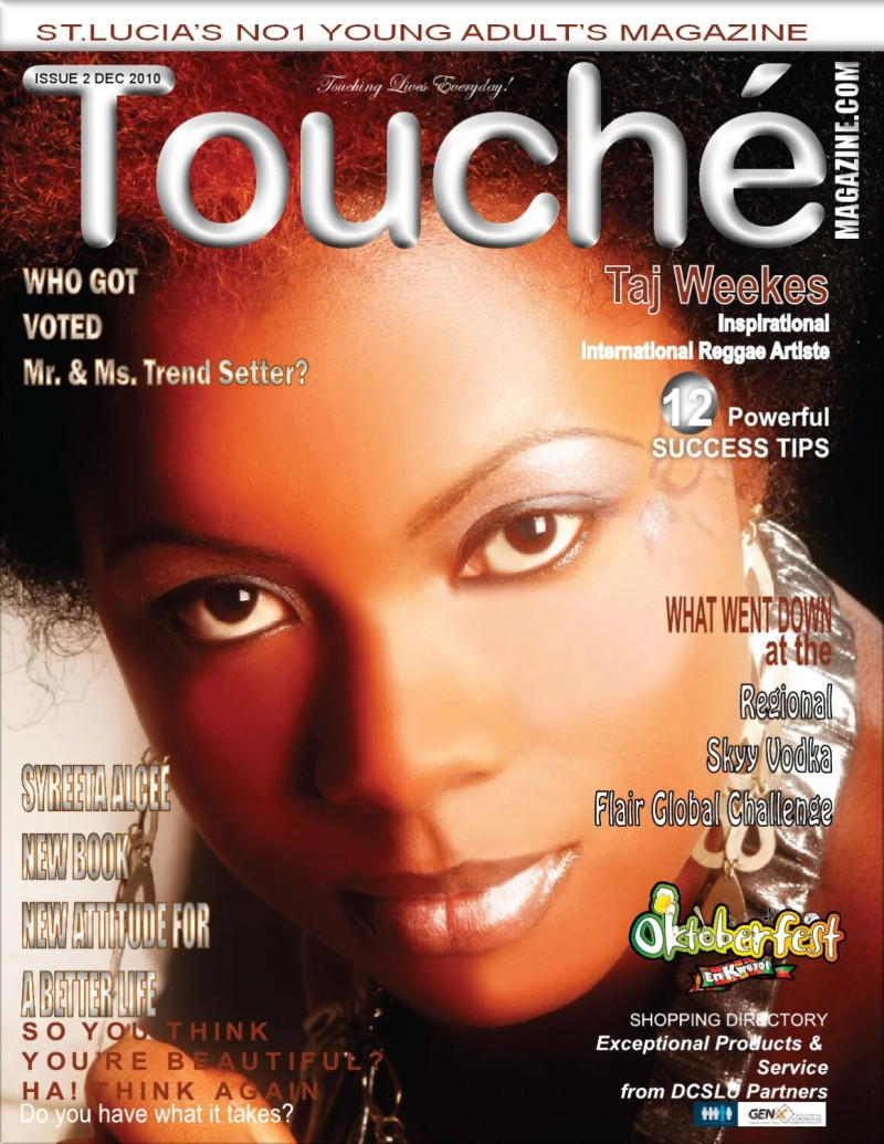  featured on the Touche cover from December 2010