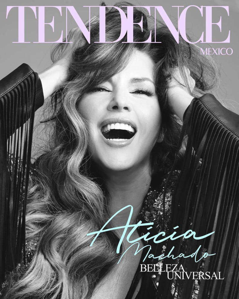 Alicia Machado featured on the Tendence Mexico cover from August 2023
