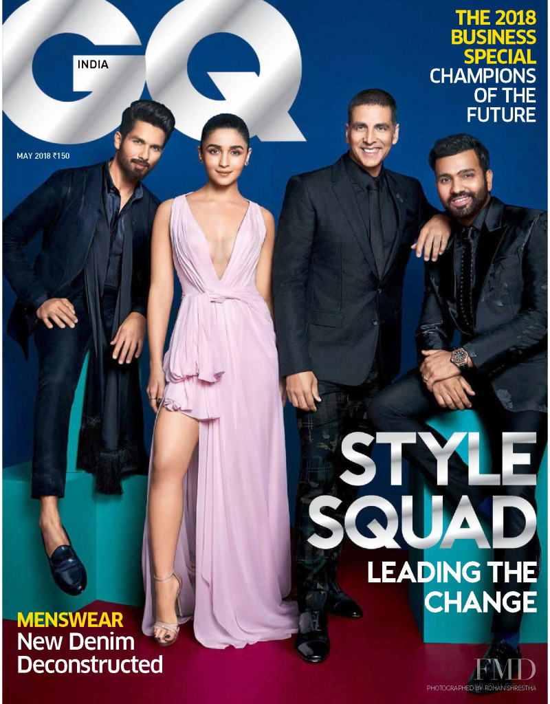  featured on the GQ India cover from May 2018