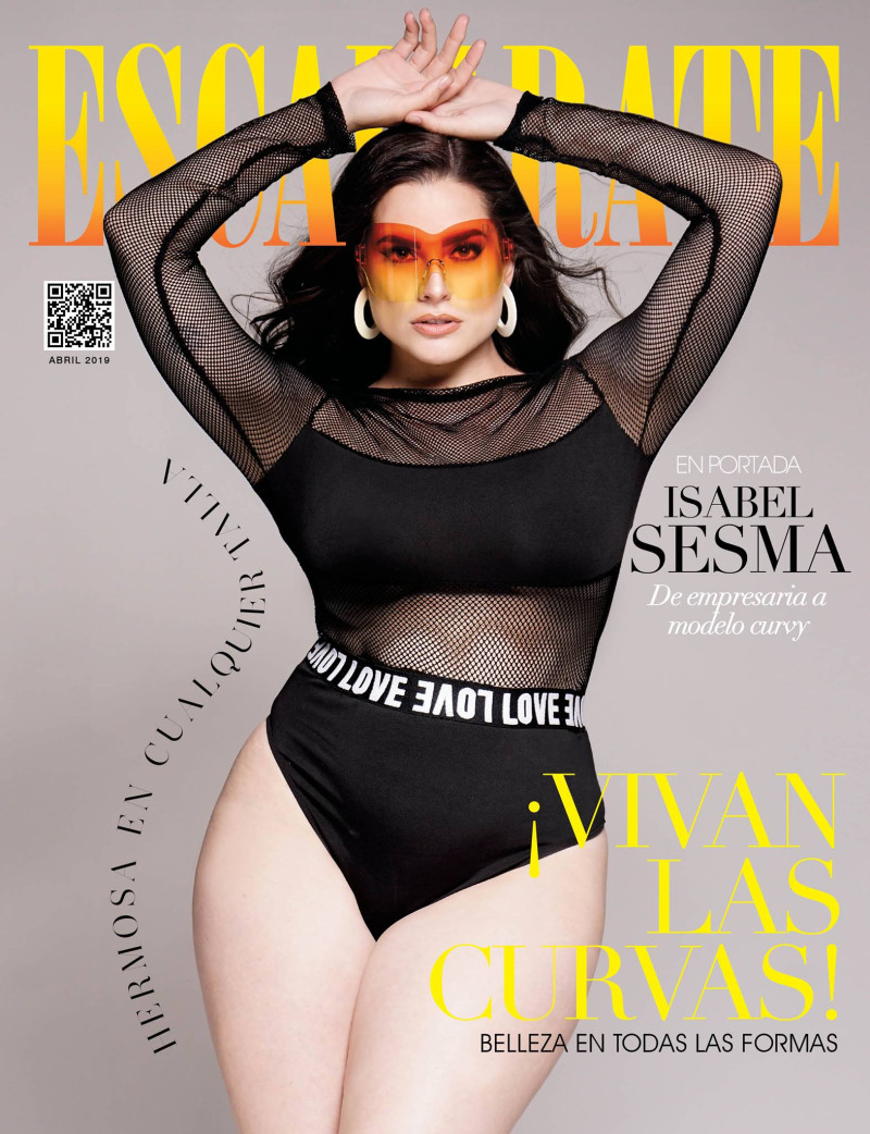 Isabel Sesma featured on the Escaparate Mexico cover from April 2019