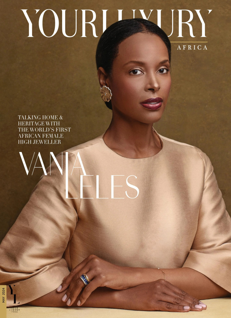 Vânia Leles featured on the Your Luxury Africa cover from May 2024