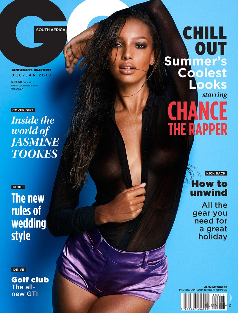Jasmine Tookes featured on the GQ South Africa cover from January 2018