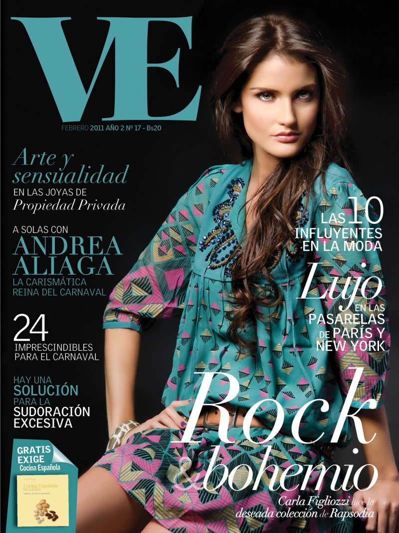 Carla Figliozzi featured on the VE cover from February 2011