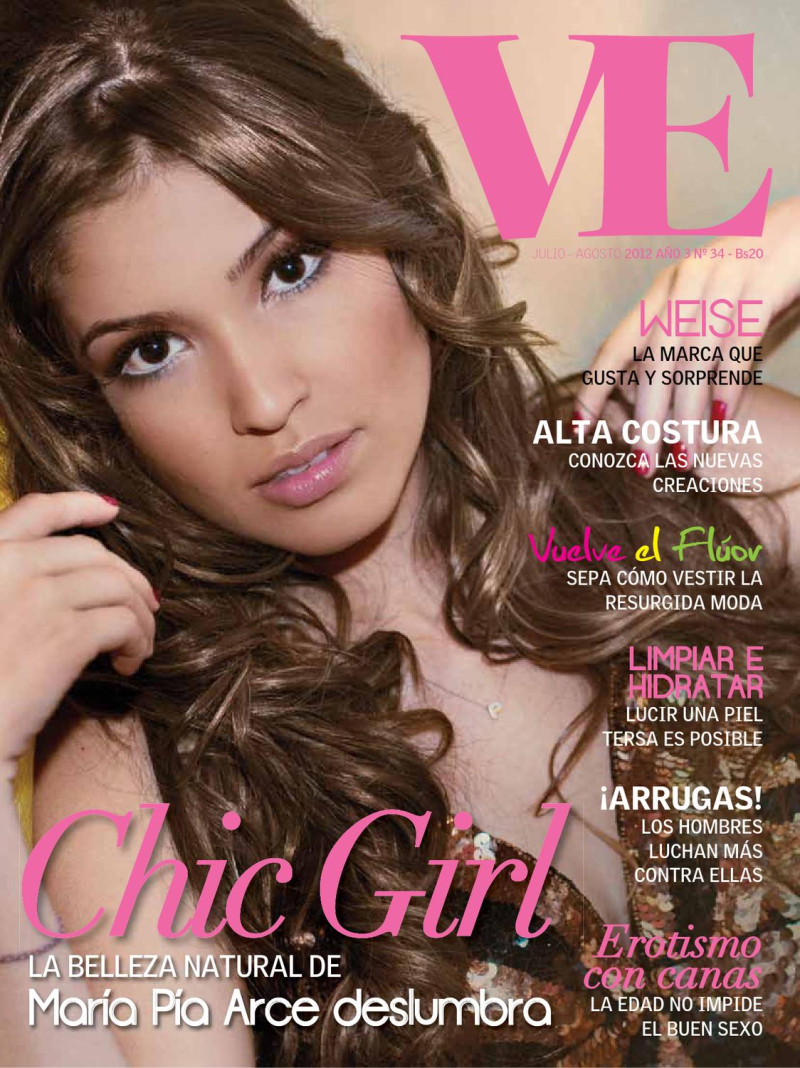 Maria Pia Arce featured on the VE cover from July 2012