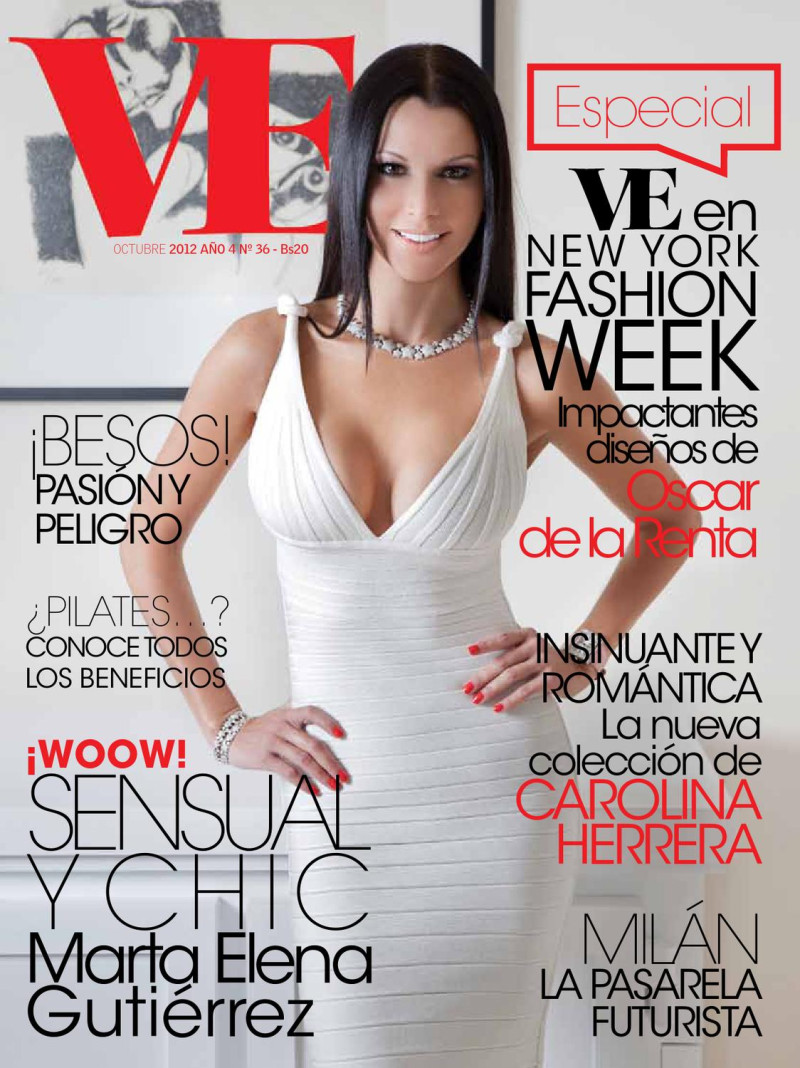 Marta Elena Gutierrez featured on the VE cover from October 2012