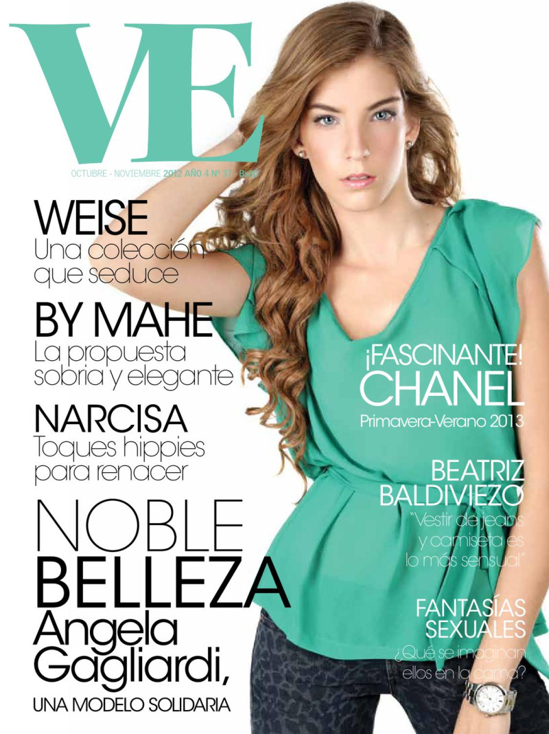 Angela Gagliardi featured on the VE cover from October 2012