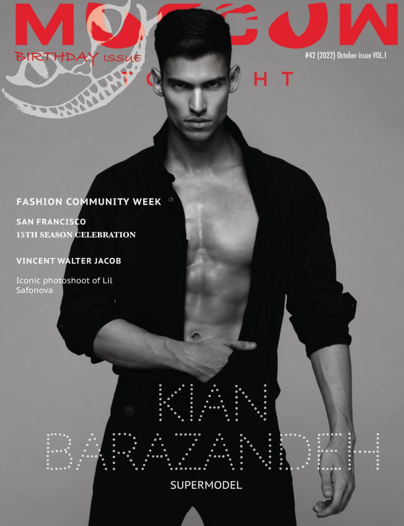 Kian Barazandeh featured on the Moscow Tonight cover from October 2022