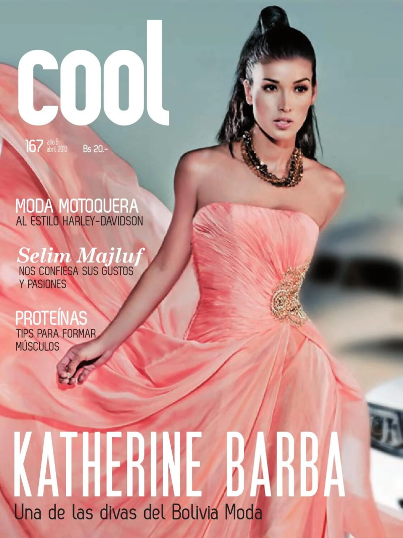 Katherine Barba featured on the Cool Bolivia cover from April 2013