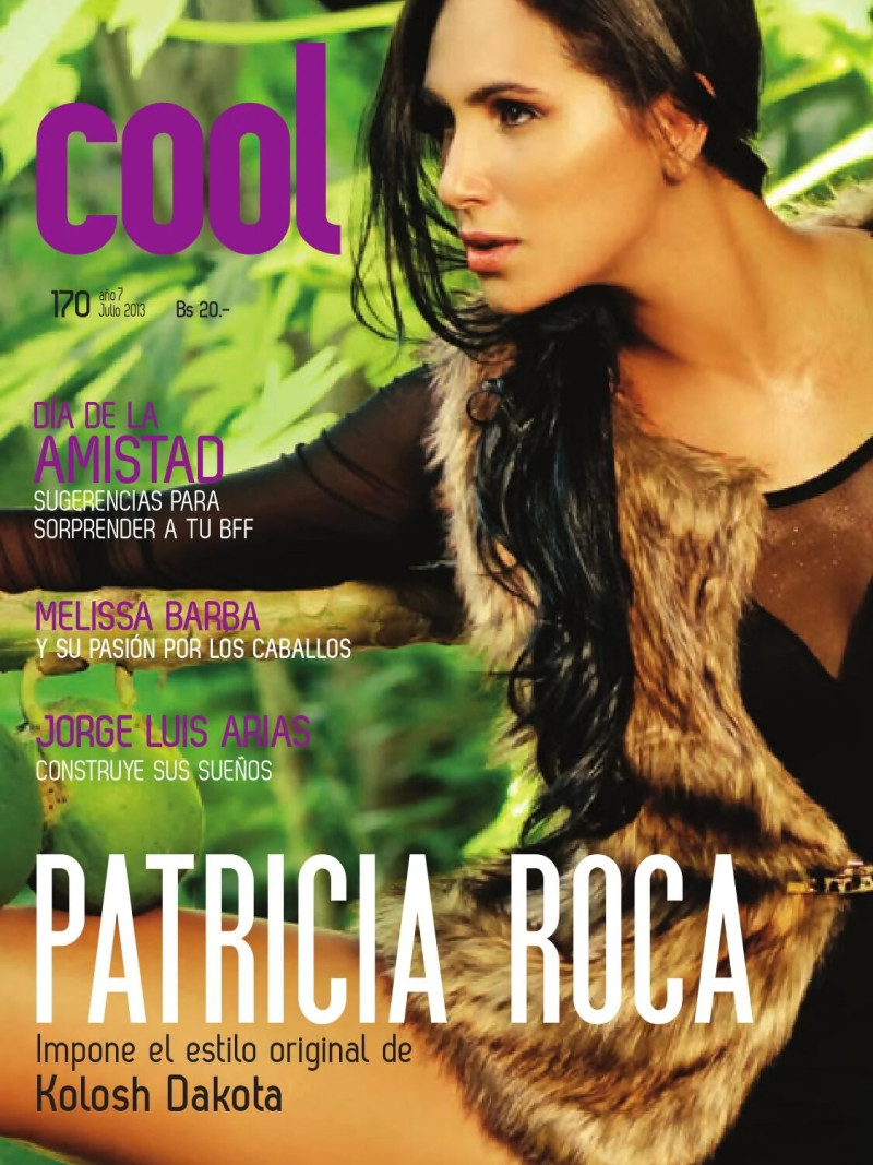 Patricia Roca featured on the Cool Bolivia cover from July 2013