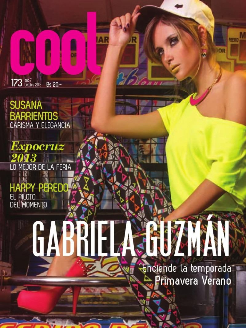Gabriela Guzman featured on the Cool Bolivia cover from October 2013
