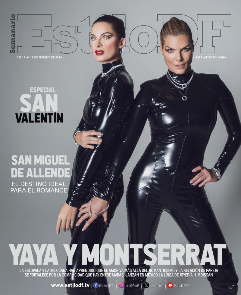Montserrat Oliver featured on the Estilo DF cover from February 2024