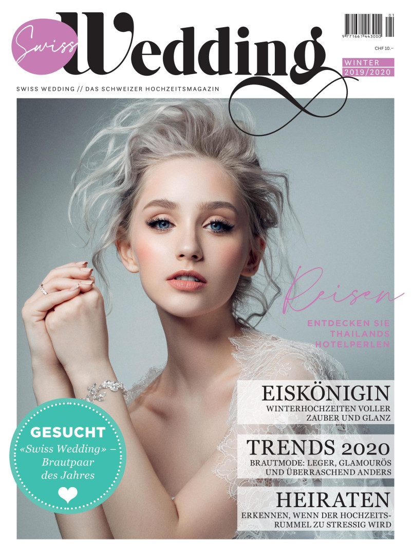  featured on the Swiss Wedding cover from December 2019