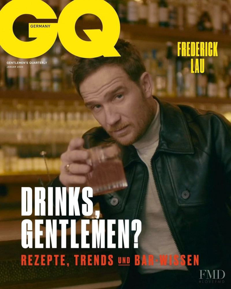 Frederick Lau  featured on the GQ Germany cover from January 2020
