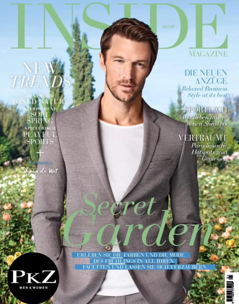 Shaun de Wet featured on the INSIDE Swiss Style Magazine cover from March 2020