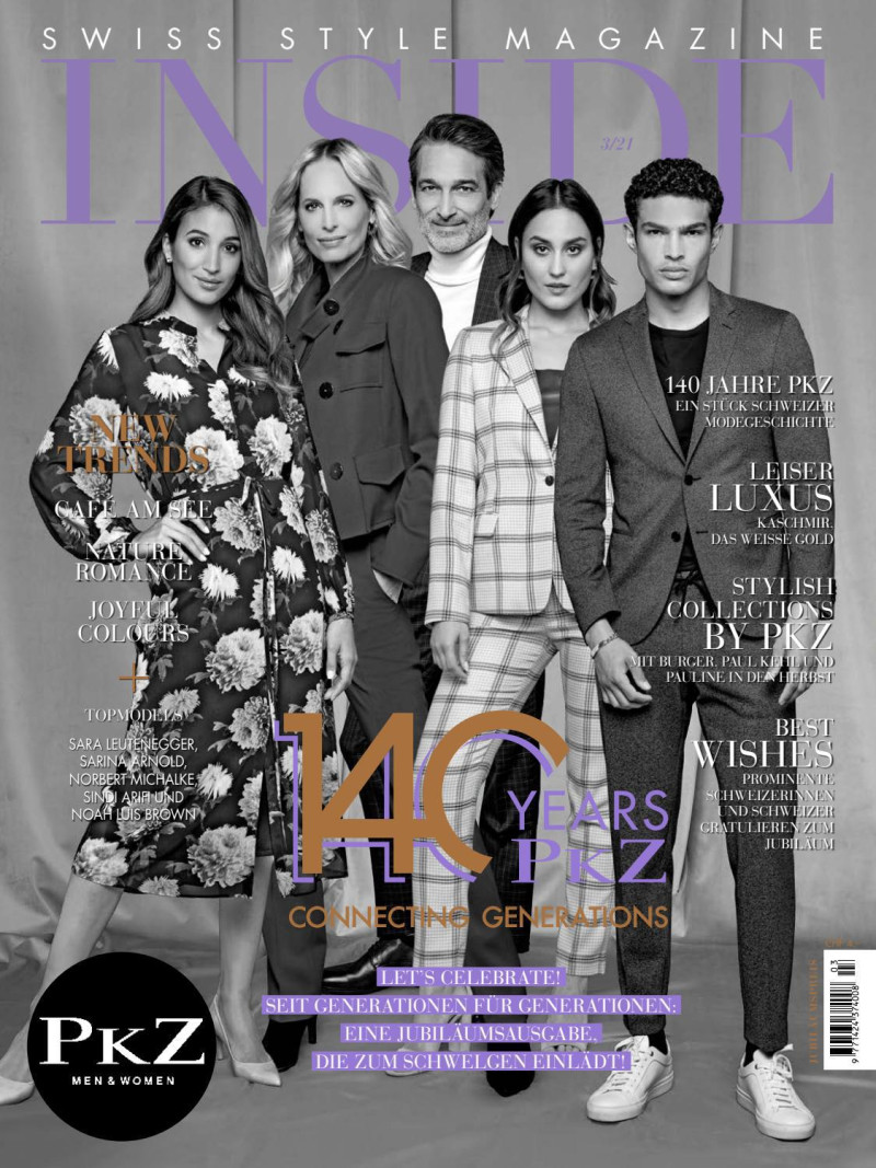 Sara Leutenegger, Norbert Michalke, Sindi Arifi featured on the INSIDE Swiss Style Magazine cover from September 2021