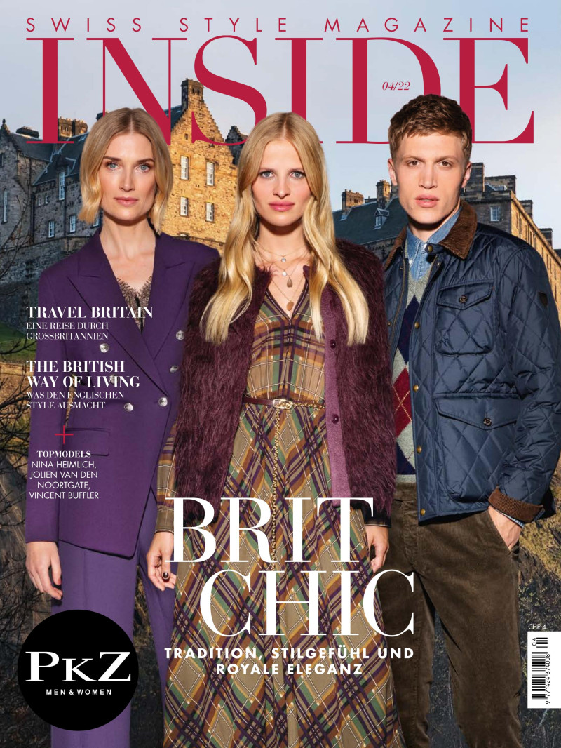 Jolien Van Den Noortgate, Vincent Buffler featured on the INSIDE Swiss Style Magazine cover from December 2022