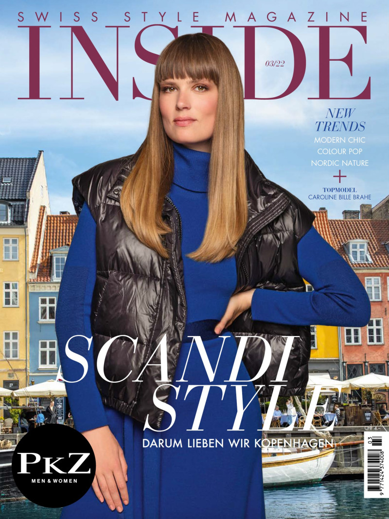 Caroline Brasch Nielsen featured on the INSIDE Swiss Style Magazine cover from September 2022