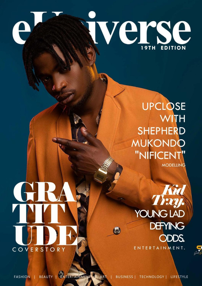 Shepherd Mukondo featured on the eUniverse cover from December 2021