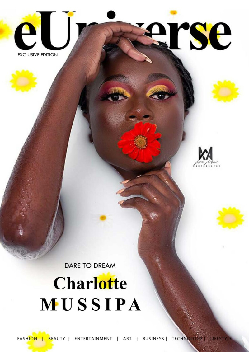 Charlotte Mussipa featured on the eUniverse cover from March 2021