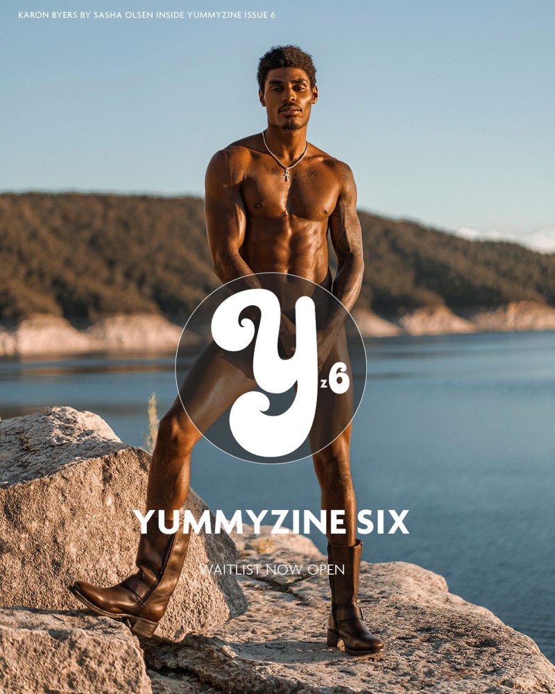 Karon Byers featured on the Yummyzine cover from December 2023