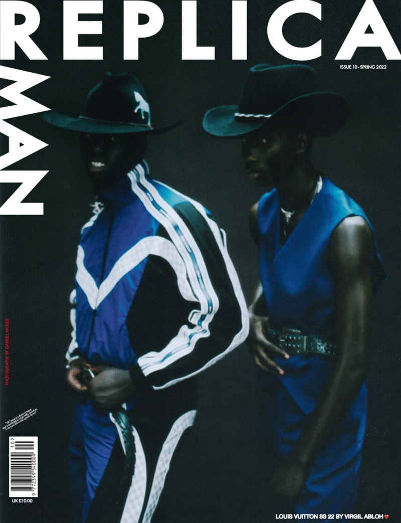 Fabio Rosario featured on the Replica Man cover from March 2022