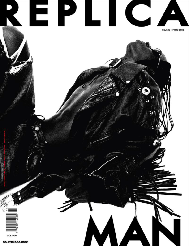 Angel Ninja featured on the Replica Man cover from March 2022